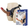 PRETTY LOVE - YETI STRAP-ON HARNESS MIT SAUGDILDO FLESH