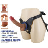 PRETTY LOVE - YETI STRAP-ON HARNESS MIT SAUGDILDO FLESH