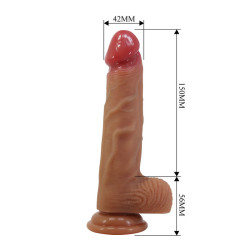 PRETTY LOVE - YETI STRAP-ON HARNESS MIT SAUGDILDO FLESH