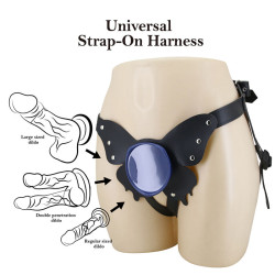 PRETTY LOVE - YETI STRAP-ON HARNESS MIT SAUGDILDO FLESH
