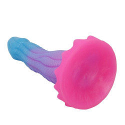 POWER MONSTERS - VOID PYTHON FANTASY DILDO MIT SAUGNAPF 20,5 CM Ø 5,2 CM BLAU, LILA &amp PINK