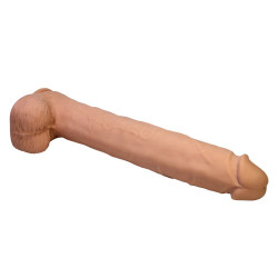 PRETTY LOVE - PAT FLEXIBLER REALISTISCHER DILDO MIT SAUGNAPF 40 CM -Ø- 6 CM