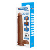 PRETTY LOVE - DANY REALISTISCHER FLEXIBLER DILDO MIT SAUGNAPF 36 CM -Ø- 5,6 CM BRAUN