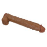 PRETTY LOVE - PAT REALISTISCHER FLEXIBLER DILDO MIT SAUGNAPF 40 CM -Ø- 6 CM BRAUN