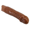 PRETTY LOVE - DONALD REALISTISCHER VIBRATOR 19,5 CM Ø 4 CM BRAUN