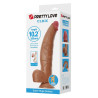 PRETTY LOVE - ULRIC REALISTISCHER FLEXIBLER DILDO 26 CM Ø 5,5 CM TPE BRAUN
