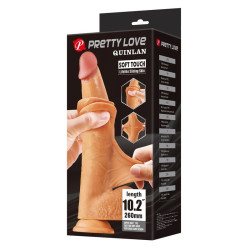 PRETTY LOVE - QUINLAN REALISTISCHER DILDO 26 CM Ø 5,5 CM NATÜRLICH