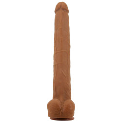 PRETTY LOVE - VIGGO REALISTISCHER, WEICHES HAUTGLEITENDER DILDO, 36,5 CM, BRAUN - Offer