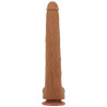 PRETTY LOVE - VIGGO REALISTISCHER, WEICHES HAUTGLEITENDER DILDO, 36,5 CM, BRAUN