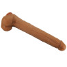 PRETTY LOVE - VIGGO REALISTISCHER, WEICHES HAUTGLEITENDER DILDO, 36,5 CM, BRAUN