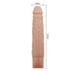PRETTY LOVE - KESSLER REALISTISCHER VIBRATIONSDILDO MIT 10 VIBRATIONSMODI UND 10 STÖSSEN, 22 CM NATÜRLICH