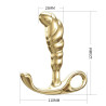 PRETTY LOVE – JACK PROSTATAMASSAGEGERÄT AUS ZINKLEIDE, GOLD