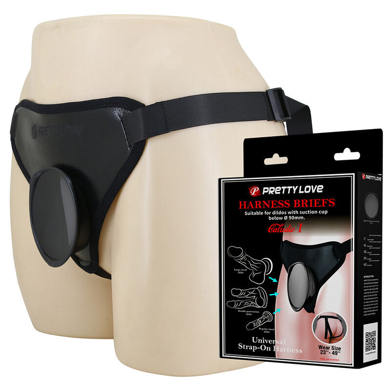 PRETTY LOVE - UNIVERSAL STRAP-ON HARNESS SCHWARZ