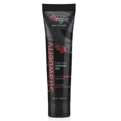 ORGIE - GLEITGEL-TUBE ERDBEERE, KUSSBAR, WASSERBASIERT, 100 ML