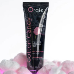 ORGIE - GLEITGEL AUF WASSERBASIS, 100 ML, MIT ZUCKERWATTE-DUFT, ZUM KÜSSEN.