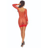 PASSION - BS108 BODYSTOCKING GITTER ROT