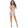 PASSION - BS108 WEISSER GITTER-BODYSTOCKING