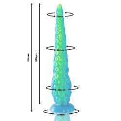 EPIC - SCYLLA FLUORESZIERENDER DÜNNER TENTAKELDILDO GROSSE GRÖSSE