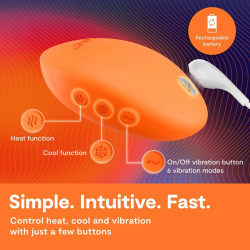 WE-VIBE - TEMPERATURHEIZ- UND -KÜHLVIBRATOR MANDARINE