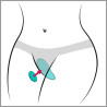 WE-VIBE - MOXIE+ MAGNETCLIP-PANTY-VIBRATOR AQUA