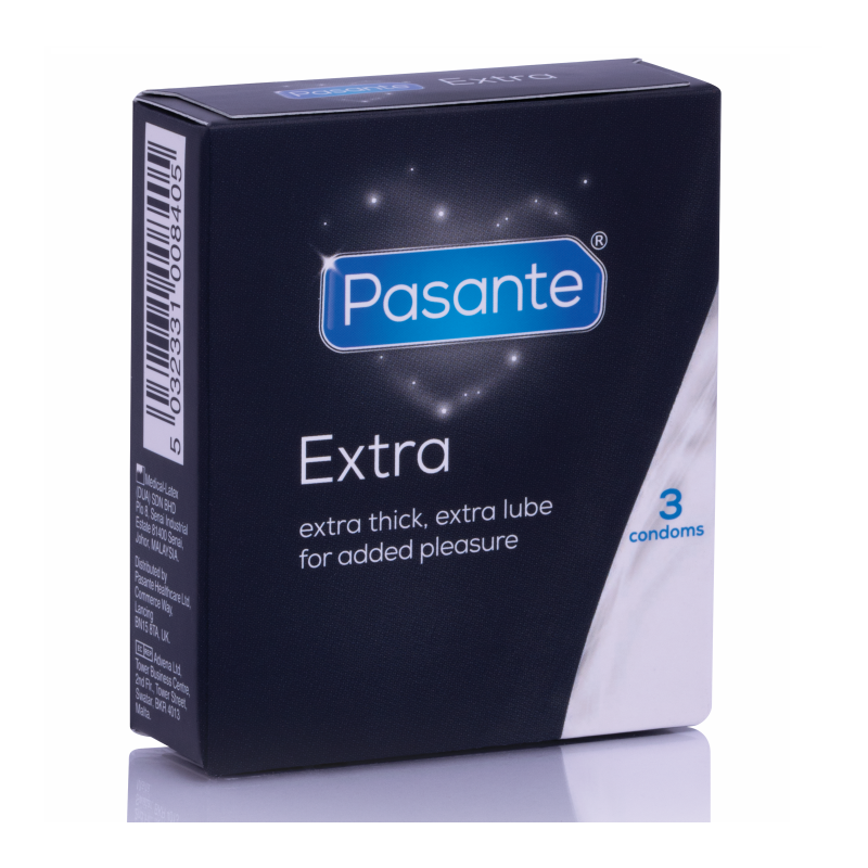 PASANTE - EXTRA-KONDOM EXTRA DICK 3 EINHEITEN