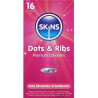 SKINS - DOTS & RIBS PREMIUM-KONDOME PACKUNG 16