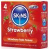 SKINS - ERDBEERE PREMIUM-KONDOME PACKUNG 4