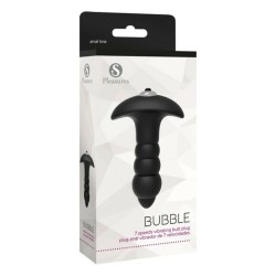 Plug Anal S Pleasures Bubble Schwarz Schwarz/Silberfarben