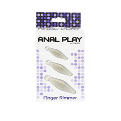 TOYJOY - ANAL PLAY FINGER RIMMER 3 STÜCK TRANSPARENT