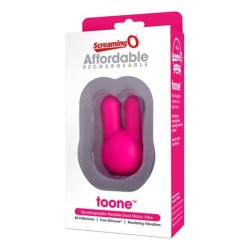 Toone Vibrator in Pink The Screaming O Affordable Rechargeable