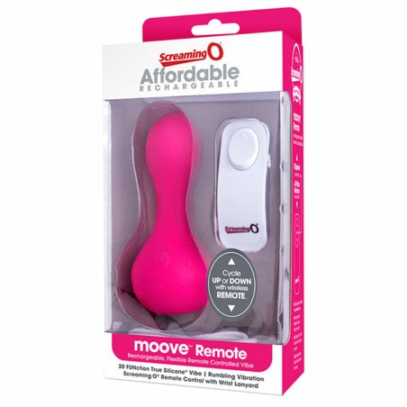 Moove Vibrator mit Fernbedienung in Pink The Screaming O 13300