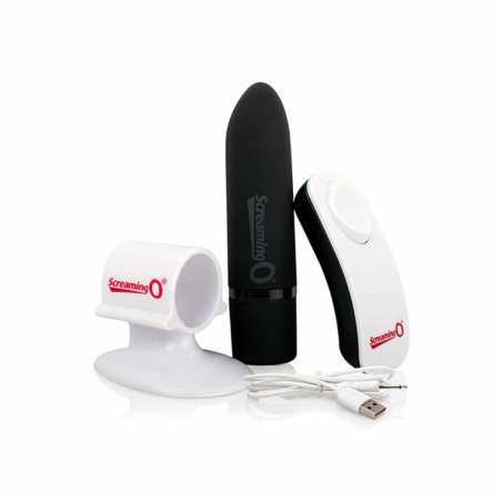 Positive Schwarzer Vibrator mit Fernbedienung The Screaming O 13256