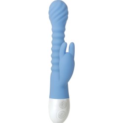 G-Punkt Vibrator Evolved Bunny Blau