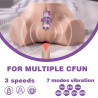 XISE - FENNIE Realistischer Masturbator mit Vibrationsfunktion und mehreren Positionen für Vagina und Anus