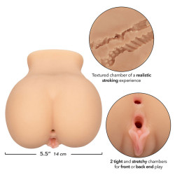 CALEXOTICS - THE FARMERS DAUGHTER DOPPELT REALISTISCHER MASTURBATOR, FLEISCH