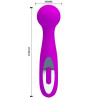 PRETTY LOVE - WADE WIEDERAUFLADBARES MASSAGER 12 FUNKTIONEN