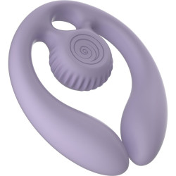 SNAIL VIBE - GIZI DUO PAARSTIMULATOR FERNBEDIENUNG LILA
