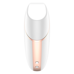 SATISFYER - LOVE TRIANGLE STIMULATOR & VIBRATOR WEISS