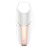 SATISFYER - LOVE TRIANGLE STIMULATOR & VIBRATOR WEISS