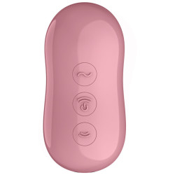 SATISFYER - COTTON CANDY AIR PULSE STIMULATOR & VIBRATOR ROSA