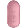 SATISFYER - COTTON CANDY AIR PULSE STIMULATOR & VIBRATOR ROSA