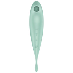 SATISFYER - TWIRLING PRO+ AIR PULSE STIMULATOR & VIBRATOR APP GRÜN