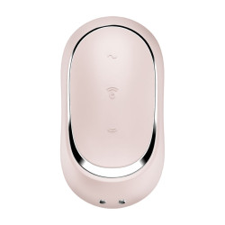 SATISFYER - PRO TO GO 2 DOPPELTER LUFTPULSSTIMULATOR & VIBRATOR BEIGE