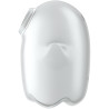 SATISFYER - GLOWING GHOST AIR PULSE & VIBRATOR WEISS