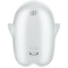 SATISFYER - GLOWING GHOST AIR PULSE & VIBRATOR WEISS
