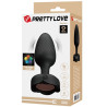 PRETTY LOVE - VARIAN ANAL PLUG MIT LED-LICHT SCHWARZ 10,8 CM