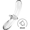 SATISFYER - DOPPEL KRISTALL DILDO TRANSPARENT