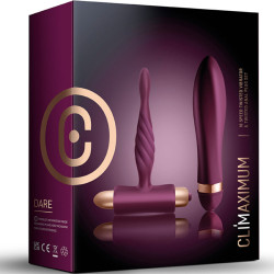 CLIMAXIMUM - DARE KIT TWISTED VIBRATOR + ANAL PLUG ANFÄNGER