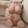 XISE - DANIA - REALISTISCHER, VIBRIERENDER WEIBLICHER TORSO MIT STOSSFÄHIGKEITEN, 52 CM